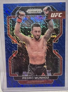 2022 Prizm UFC FOTL Pedro Munhoz Blue Shimmer 1/7 - Picture 1 of 2