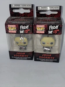 2 Stück Funko Pocket Pop! Schlüsselanhänger Jason Voorhees Freitag der 13. Mini Horror - Bild 1 von 7