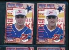 lot (2) 1997 Burger King Mike Neill Huntsville Stars (BM34) SWSW6