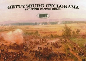 GETTYSBURG Battle Cyclorama * Dipinto su tela reale reliquia storica guerra civile - Foto 1 di 2