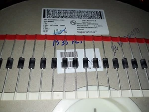 50PCS RGP30J 600V 3A LOW NOISE FAST SWITCHING TUBE AMP DIODES FOR AUDIO ! - Picture 1 of 1