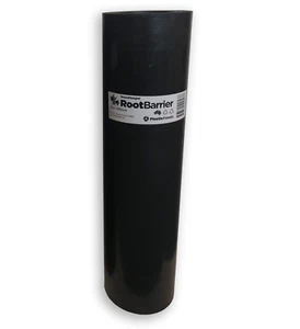 Root Barrier - 600mm x 30m x 1.3mm - Recycled plastic - Aus Made - Black - Picture 1 of 5