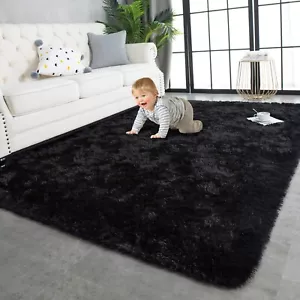 TWINNIS Super Soft Shaggy Rugs Fluffy Carpets, 5x8 Feet, Indoor Modern Plush ... - Picture 1 of 6