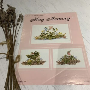 BARBARA & CHERYL PRESENTA MAY MEMORY Folleto 19 Punto de Cruz Contado - Imagen 1 de 5