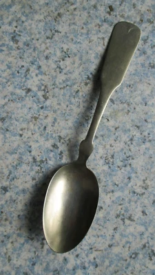 Coin Nickel Spoon 5 7/8" long  1870's ? Silver Nickel - Image 1 of 4