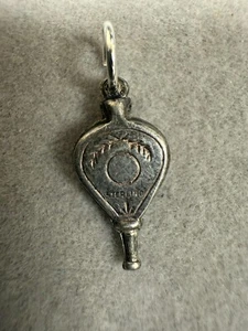 Vintage Fireplace Bellows Sterling Silver Warmth Fashion Charm Pendant 4730 - Picture 1 of 3