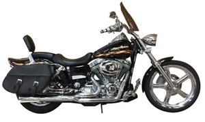 SADDLELINE HARLEY-DAVIDSON DYNA WIDEGLIDE FXDWG BORSE SELLA con supporti - Foto 1 di 7