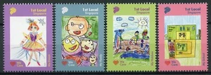 Singapore Children's Art Stamps 2020 MNH We Care Childrens Drawings 4v Set - Picture 1 of 1