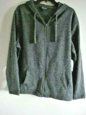 Mens Hooded Sweatshirt Size Large Outdoor Life Pewter  Gray Heather - Image 1 of 2