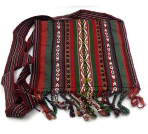 Chuspa Peruvian Bag Woven Wool Dyed with Natural Plants - Picture 1 of 8