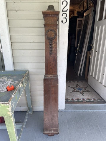 Oak Newel Post Cover