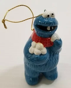 Sesame Street Cookie Monster Porcelain Christmas Tree Ornament Muppets - Picture 1 of 5