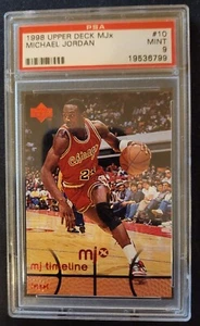 1998 Upper Deck MJX #10 Michael Jordan PSA 9 Mint - Picture 1 of 2