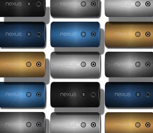 Adesivo pelle metallo spazzolato per MOTOROLA NEXUS 6 decalcomania custodia protettiva - Foto 1 di 7