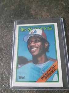 Pascual Perez Topps Baseball 1988 Card# 647 - Picture 1 of 2