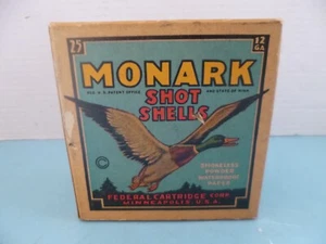MONARK SHOT SHELL EMPTY BOX - Picture 1 of 6