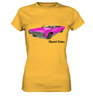 Pink Retro Classic Car Oldtimer , Auto ,Cabrio by Munich Palms - Ladies Premium 