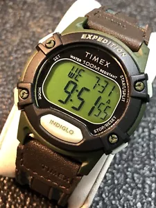 Timex Men's Expedition Chrono Digital Watch WR100M, Alarm, Indiglo,TW4B24400 - Picture 1 of 20