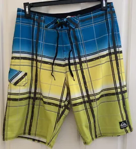 Pantalones Cortos de Tablero QUIKSILVER Cypher DIAMOND DOBBY Surfing ELÁSTICOS 34 - Imagen 1 de 9