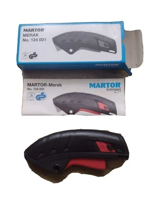 NEW MARTOR SECUPRO MERAK 124001 ERGONOMICAL COMPACT SAFETY KNIFE / BOX CUTTER - Image 1 of 4