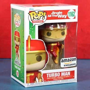 Turbo Man Jingle All the Way 2021 Funko exclusivo de Amazon ¡POP! 1162 *Caja dañada* - Imagen 1 de 9