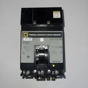 Square D 125 Amp Triple Pole TP 3 Phase 3P 125A i-line SFA3125 MCCB VAT INCL - Picture 1 of 3
