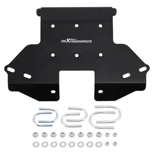 Winch Mount Plate for Kawasaki Brute Force 650 750 4x4 EPS ATV 2005-2024 Steel - Picture 1 of 12