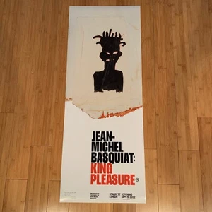 Póster de Jean Michel BASQUIAT King Pleasure Nueva York Exposición RETRATO 15x39 AGOTADO - Imagen 1 de 6