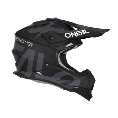 O'Neal 2 SRS Slick Helmet Black/Grey — 第 1/4 张图片