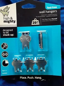 Hillman High and Mighty 20 Lb Picture Hanger 5 Piece - Picture 1 of 1