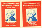 Wielka Brytania 1976 Ameryka Dwustulecie Pamiątkowa karta + nadruk INTERPHIL MNH