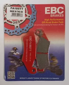 EBC Carbon TT FRONT Disc Brake Pads Fits KAWASAKI KX250F KXF250 (1994 to 2023) - Picture 1 of 5