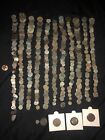 Ancient Coin Lot Of 366 Roman,Greek, Byzantine, Medieval Spanish and More! GOLD!