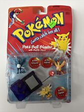 Vintage 1999 Pokemon Poke Ball Blaster Battle Discs Original Packaging Zapdos