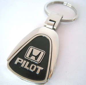 PILOT KEY CHAIN RING FOB HONDA TOURING SUV V6 EX 2.0T EX-L 2023 2024 BLACK NEW - Picture 1 of 1