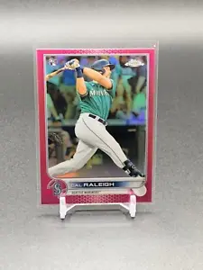 2022 Topps Chrome Cal Raleigh 149 RC Magenta Refractor /399 | Seattle Mariners - Picture 1 of 2