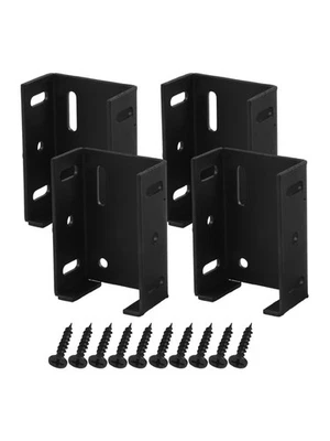 Innovative Design Carbon Steel Fence Brackets Compatible with Deck Railings - Image 1 of 4