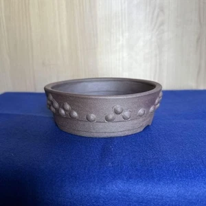 Vaso per bonsai Shigaraki Ware vaso per fiori forma arte giapponese contenitore per albero in miniatura - Foto 1 di 6