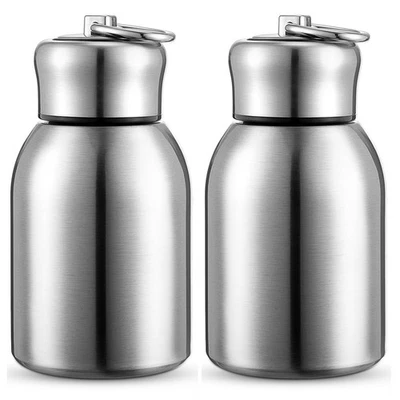 2 Pcs 10oz  Stainless Steel Water Bottle Slim Insulated Thermal Water2653 - Image 1 of 4