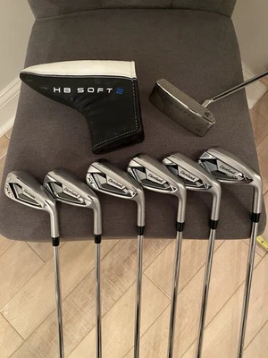 Hierros Cleveland Launcher XL Zipcore diestro, 5-PW, Reg, Cleveland HB Soft 2 #8s putter Foto 1 de 4