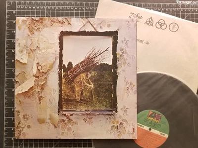 LED ZEPPELIN IV LP ZOSO Vinyl 1977 VG+/VG+ w/ INNER Vinyl PAGE Plant 4 STAIRWAY - Image 1 of 4