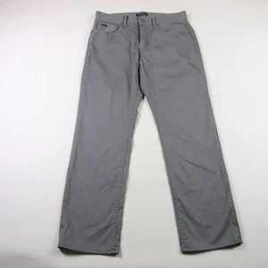 Pantalones chinos Polo Ralph Lauren 30x30 grises elásticos rectos informales clásicos para hombre - Imagen 1 de 13