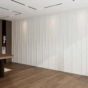 Pangda Peel and Stick Wall Molding Kit Flat Wall Molding Kit for Living Area Dec - Picture 1 of 12