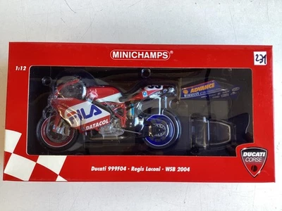 Minichamps Modell 1:12 Ducati 999F04 Regis Laconi WSB 2004 OVP original neu ! - Bild 1 von 4