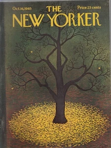 Oct 16  1965   new yorker magazine  cover by CEM -----424 - Picture 1 of 1