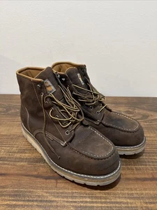 Carhartt Herren Wasserdicht 6" Mokassin Stahlkappe Keilabsatz Arbeitsstiefel, 10 M wenig getragen - Bild 1 von 11