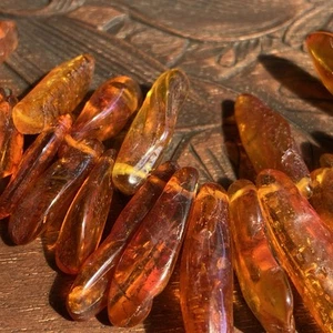 Gorgeous Genuine Vintage Baltic Amber Statement Necklace Jewellery - Picture 1 of 8
