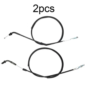 Throttle Cable Motorcycle Cable Set Black CB400 CB550 CB750 CL360 For Motorcycle - Picture 1 of 12