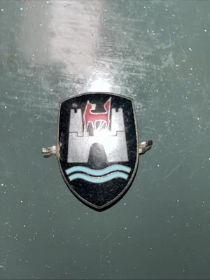 VW Esmalte Edición Wolfsburgo Emblema Escarabajo Años 60 Volkswagen Capó Ornamento Foto 1 de 4