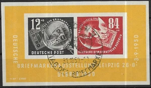 DDR Michel blocco 7 timbrato - Foto 1 di 1